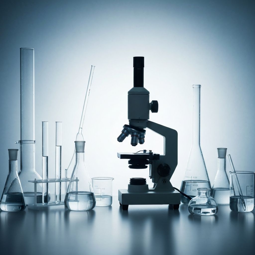 Scientific laboratory setting with research equipment